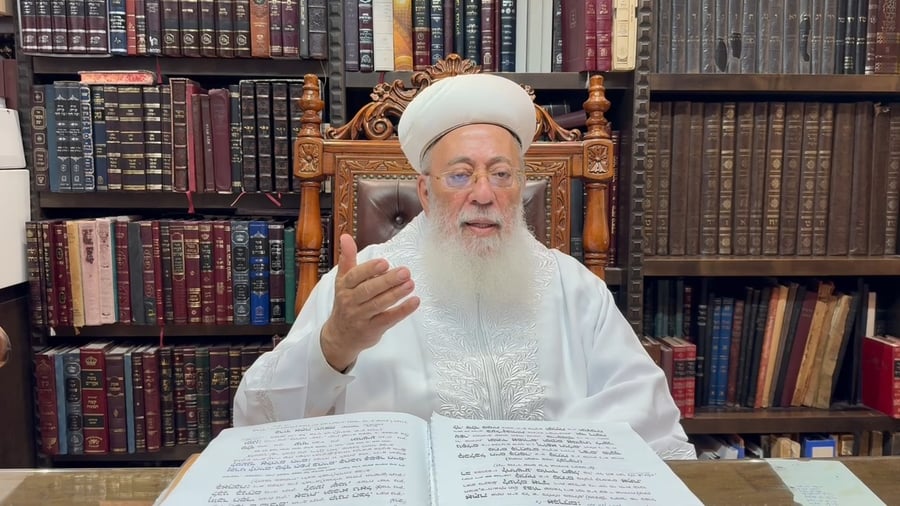 "כל שנייה ביום הזה היא הזדמנות" | הראש"ל בשיחה ליום כיפור