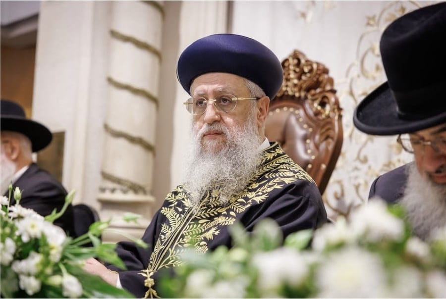 הקבלת פני רבו לראשון לציון הגר"ד יוסף