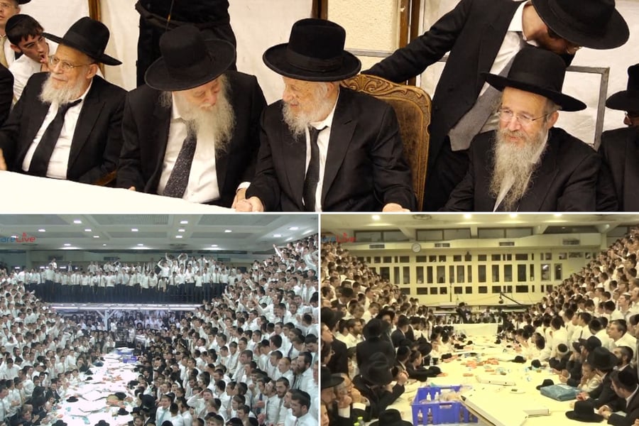 מעמד הקפות שניות אדיר בישיבת פוניבז' • צפו