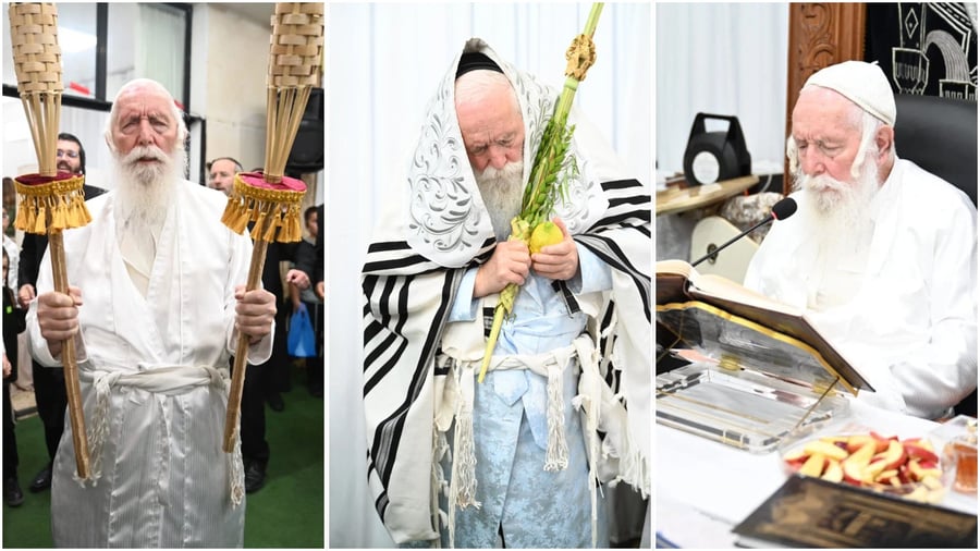 ימי קודש בצל הגאון רבי יצחק דוד גרוסמן: תיעוד מלא מחג הסוכות