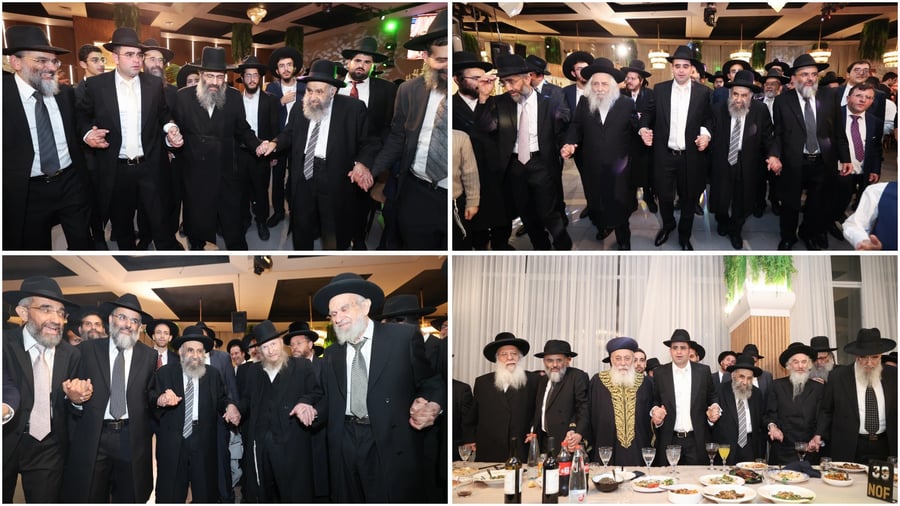 שמחת נישואי נכד הגאון רבי משה צדקה שליט"א | צילום: דוד ארזני